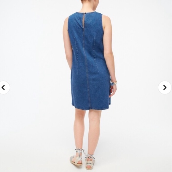 J. Crew Factory | Denim Shift Dress - Picture 5 of 6